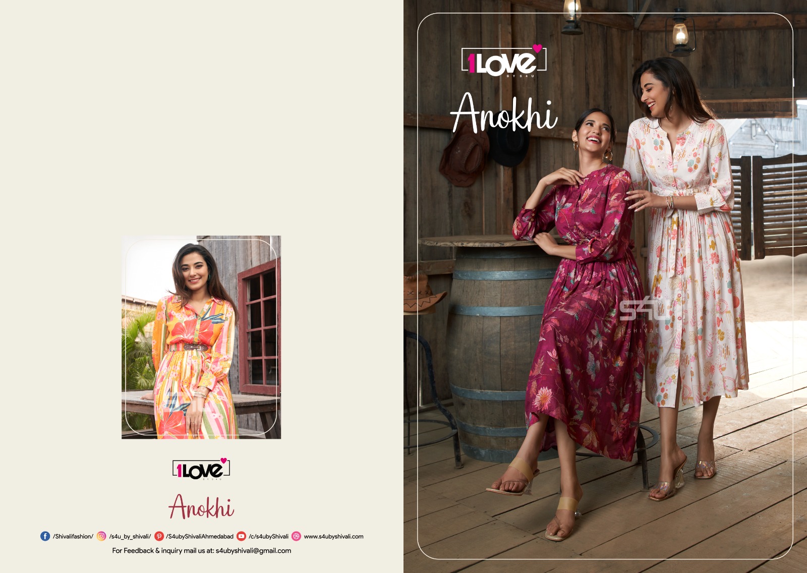 s4u anokhi cotton rayon gorgeous look kurti catalog