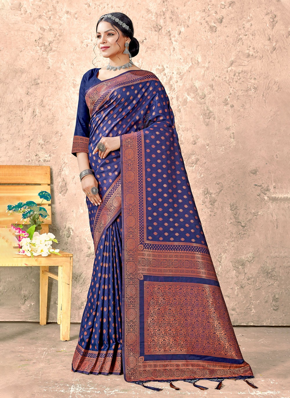 sangam print gulshan Kanjivaram Silk authentic fabrics saree catalog