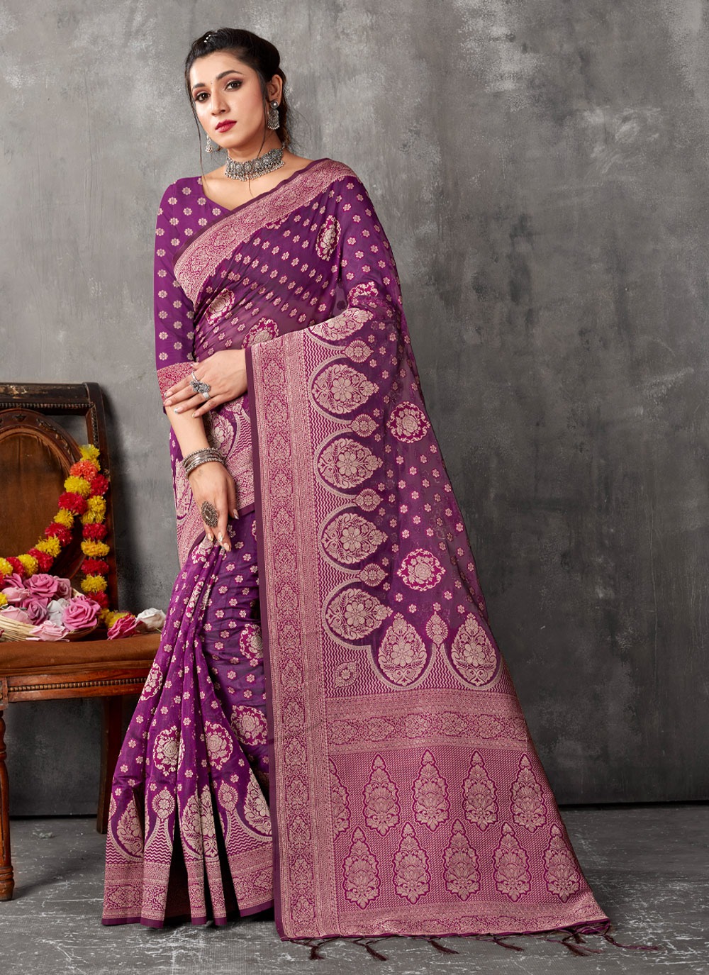 sangam print madhumati organza gorgeous look saree catalog