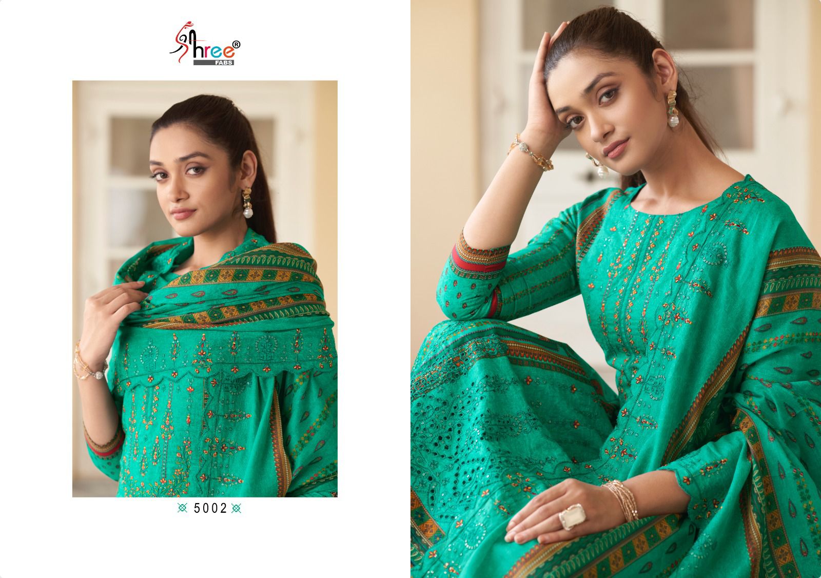 shree fabs bin saeed lawn collection vol 5 lawn astonishin look salwar suit  catalog