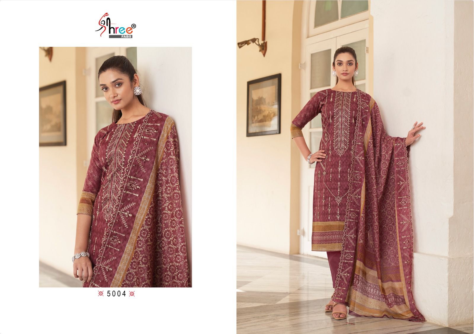 shree fabs bin saeed lawn collection vol 5 lawn astonishin look salwar suit  catalog