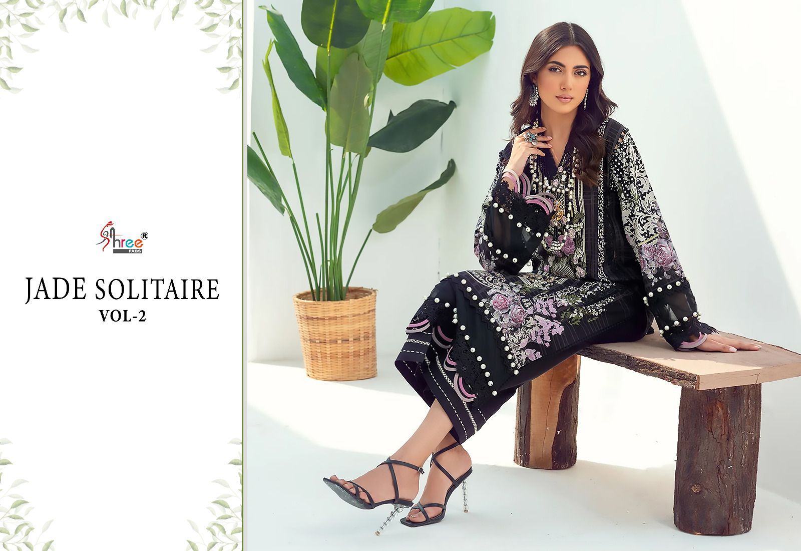 shree fabs jade solitaire 02 cotton exclusive print salwar suit with chiffon dupatta catalog