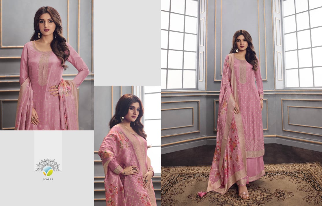 vinay fashion kaseesh zareena vol 7 dola jaquard gorgeous look gawon catalog