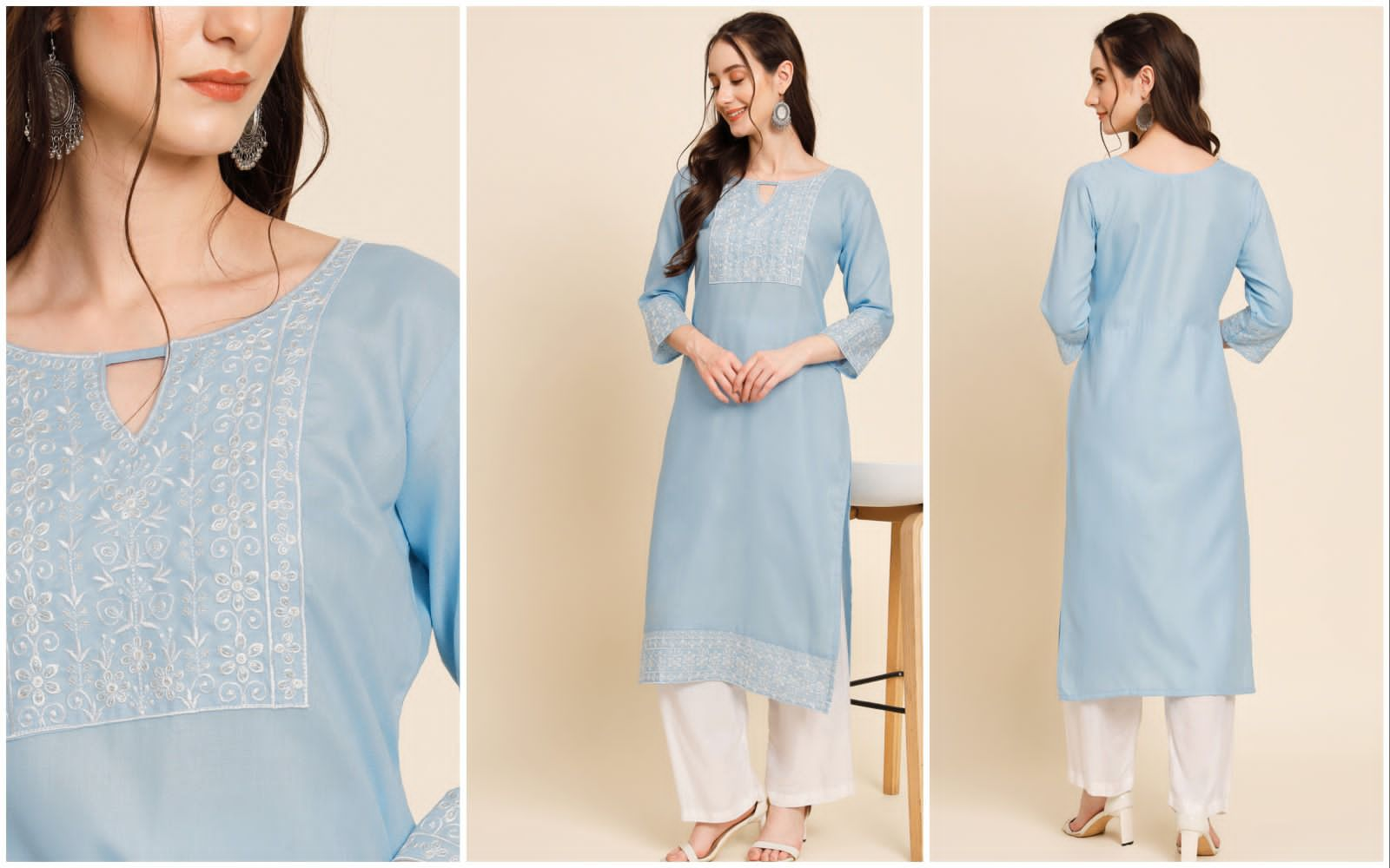 vivera international  brahmastra 3 cotton elegant kurti catalog