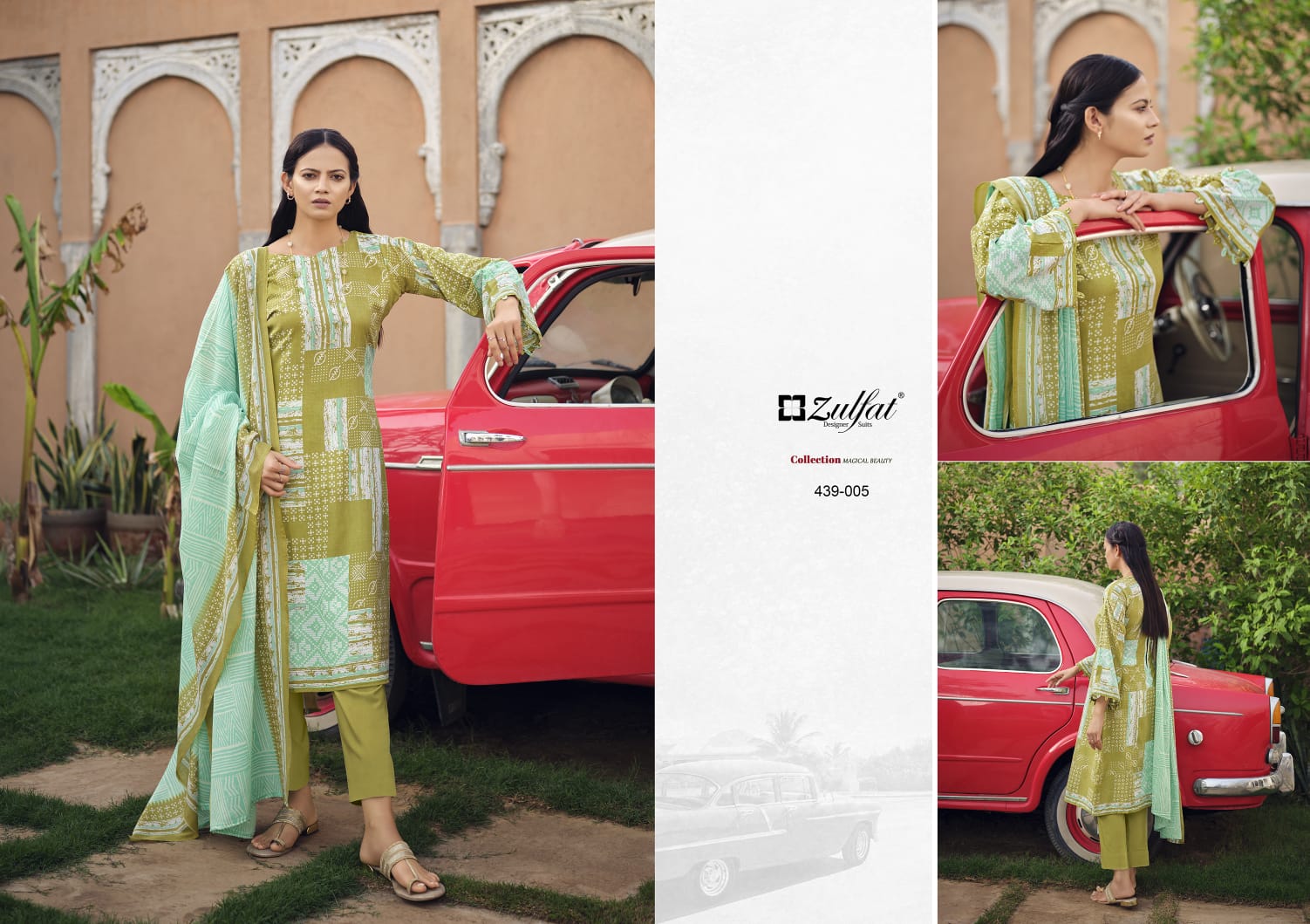 zulfat designer suit aurika cotton elegant look salwar suit catalog