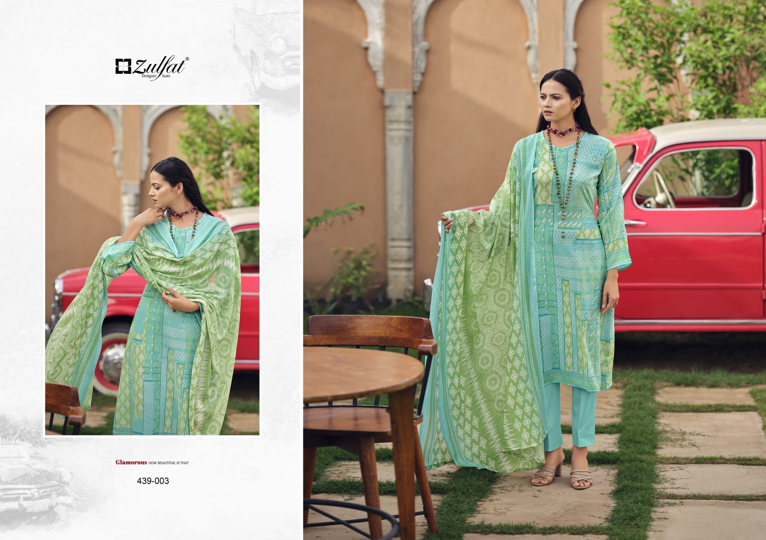 zulfat designer suit aurika cotton elegant look salwar suit catalog