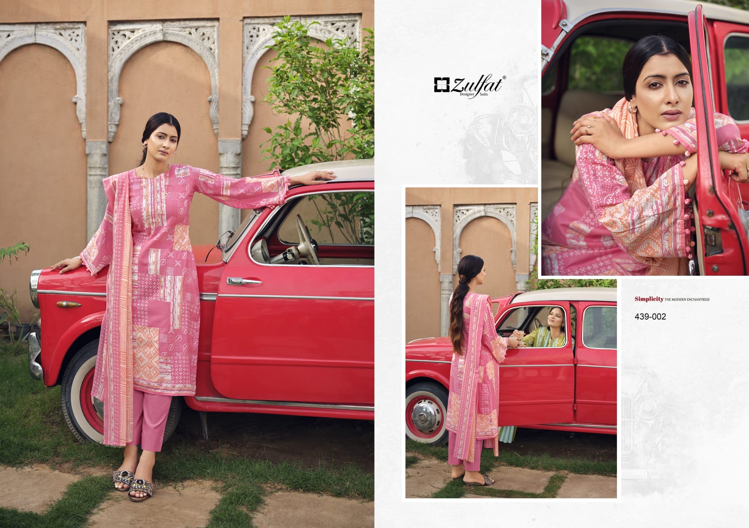 zulfat designer suit aurika cotton elegant look salwar suit catalog