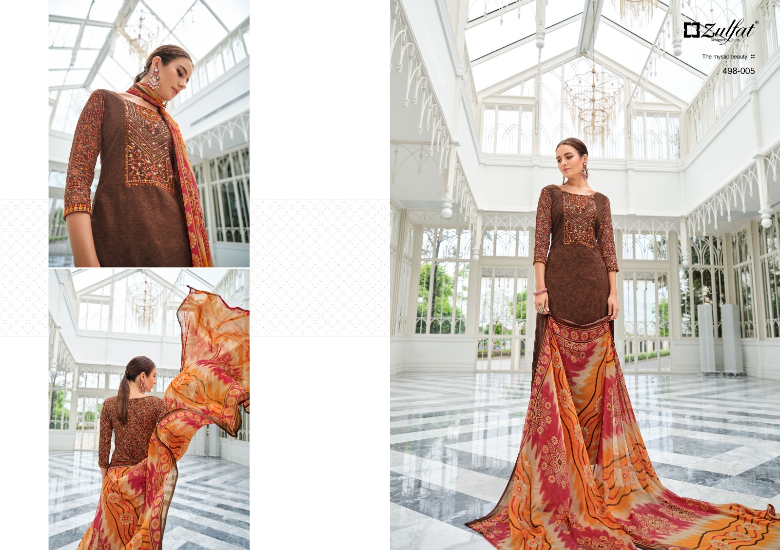 zulfat designer suit jashn viscose regal look salwar suit catalog
