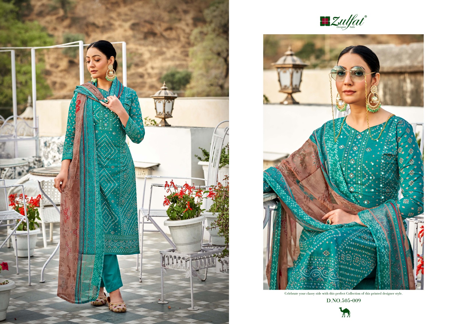 zulfat designer suit tamanna 2 cotton regal look salwar suit catalog