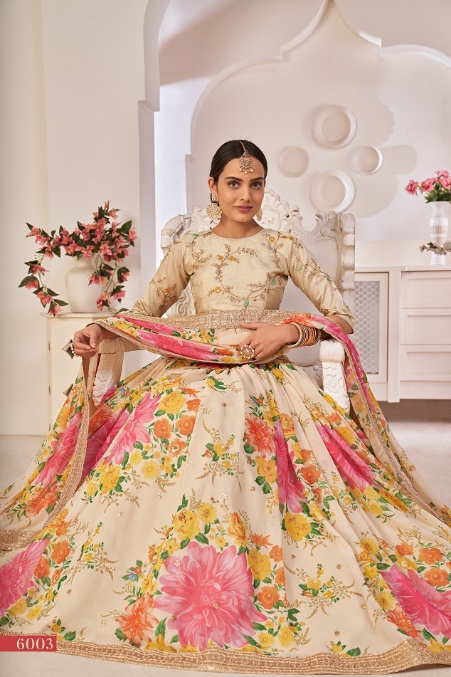 aawiya offcial lotus vol 1 Georgette elegant look lehngha single