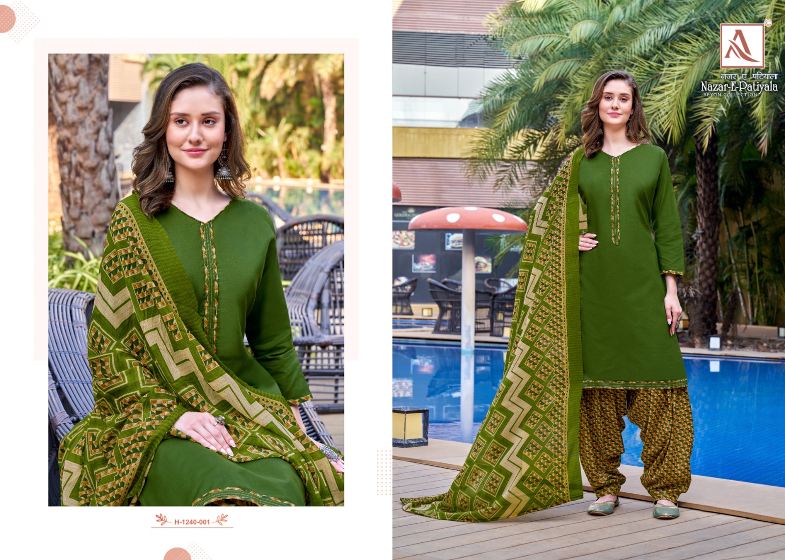 aloksuit nazar e patiyala rayon elegant salwar suit catalog