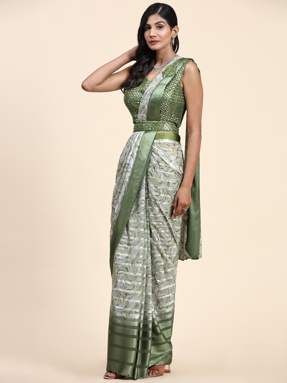 amoha trendz d no 1016353 satin astronishing look saree catalog