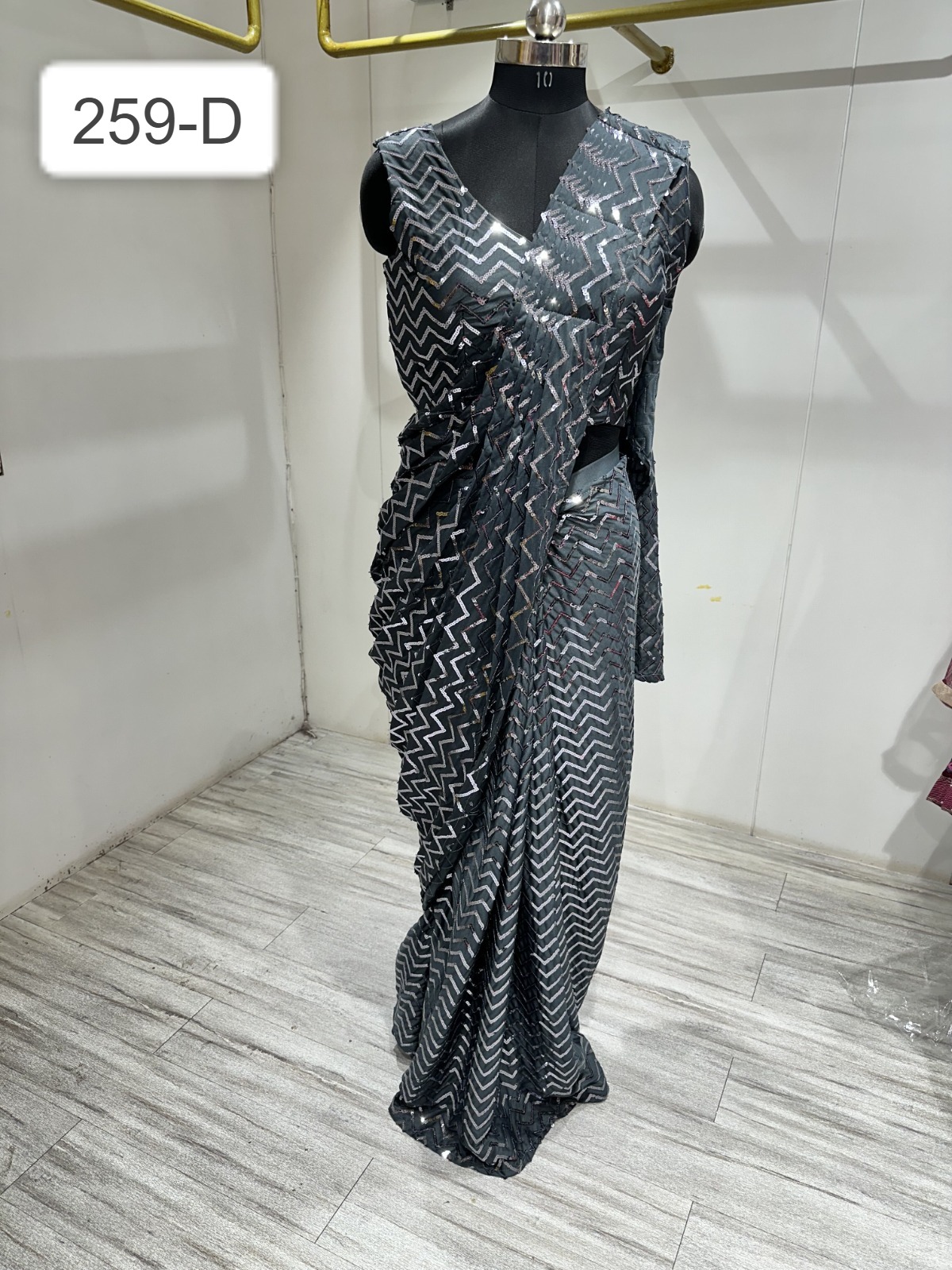 amoha trendz d no 259 Imported Fabric innovative look saree catalog