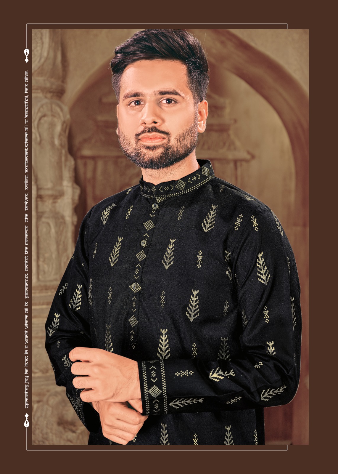 banwery fashion Royal Men V 5 cotton attrective look kurta catalog