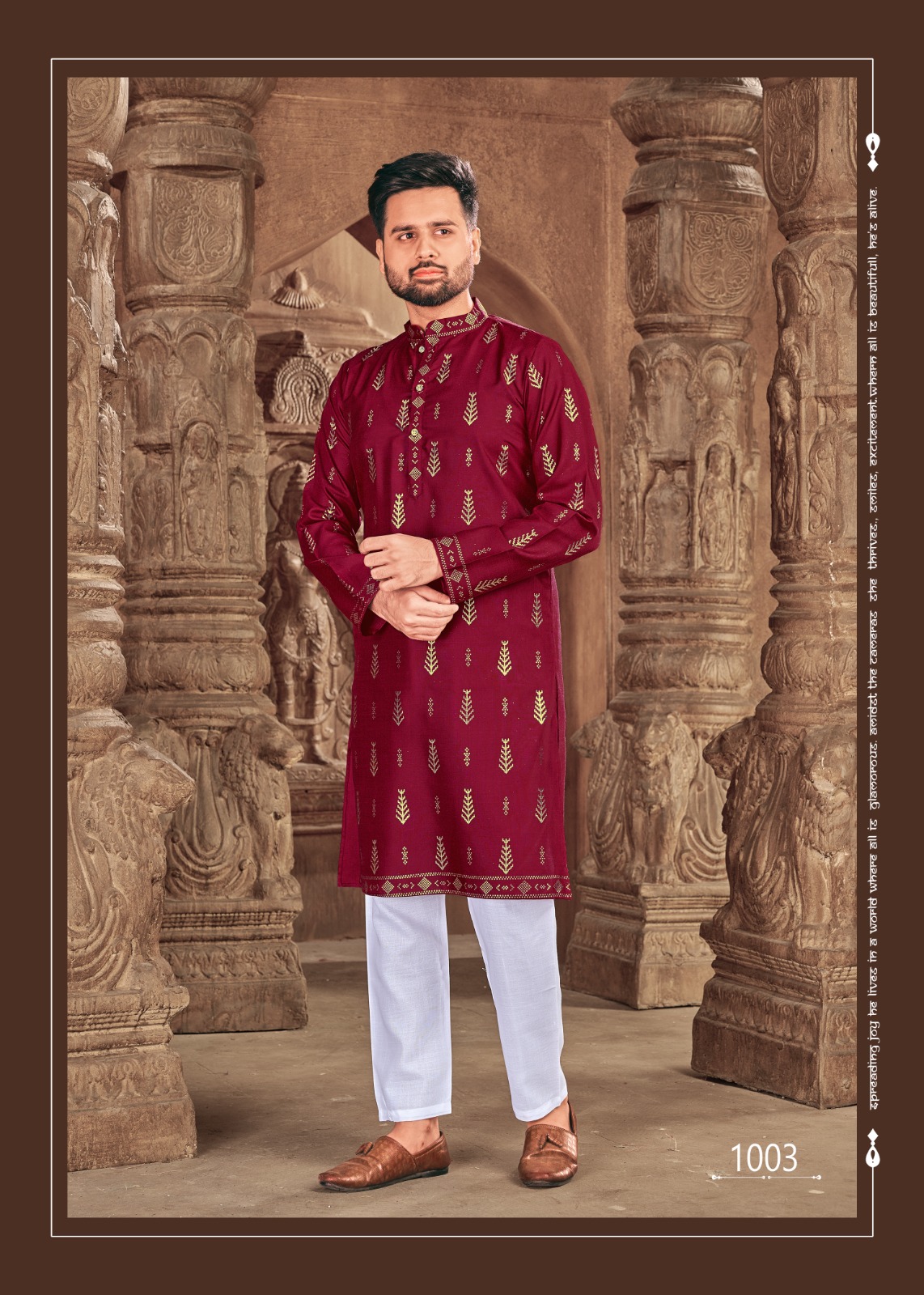 banwery fashion Royal Men V 5 cotton attrective look kurta catalog