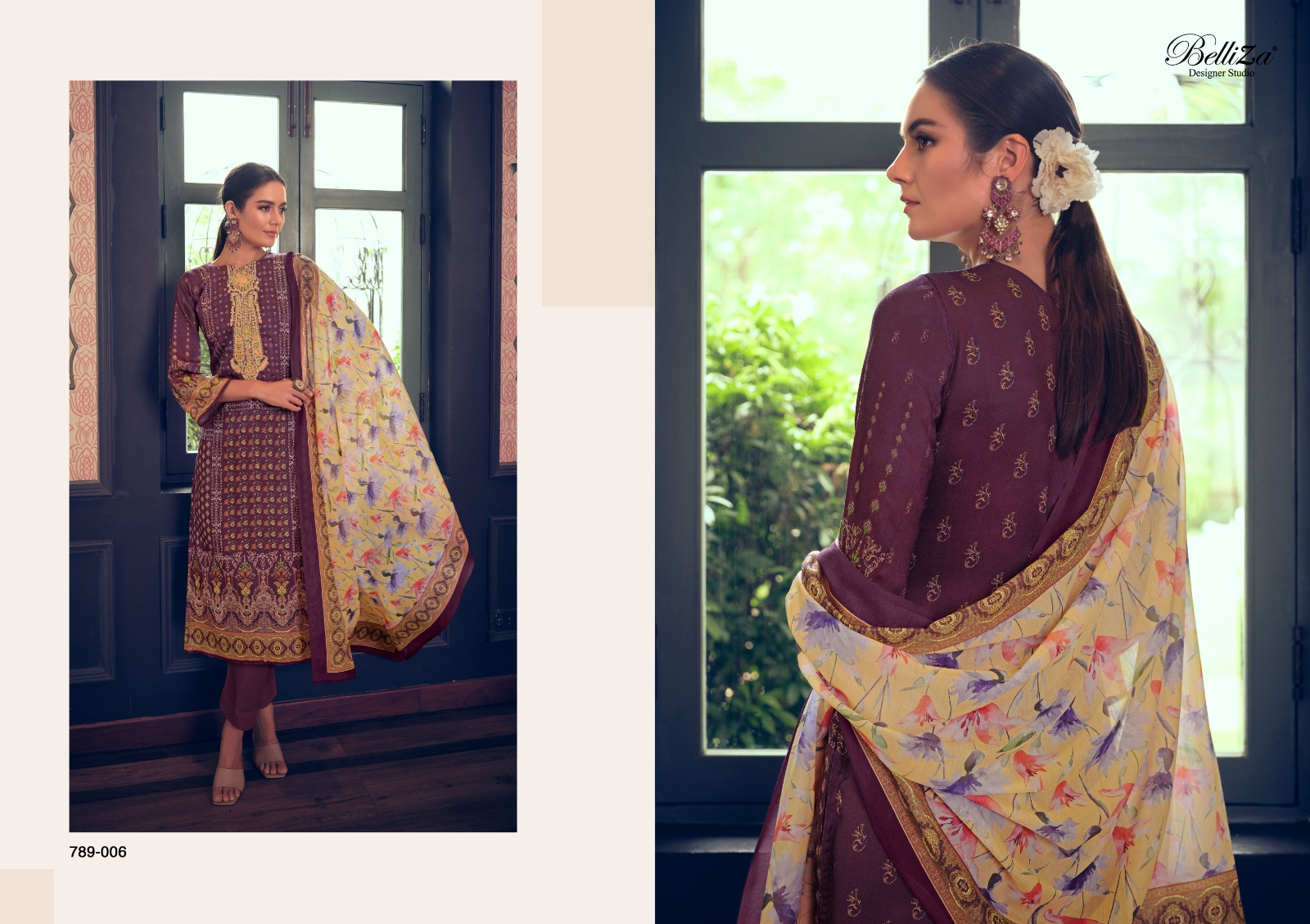 belliza designer studio Gulabo cotton exclusive print salwar suit catalog