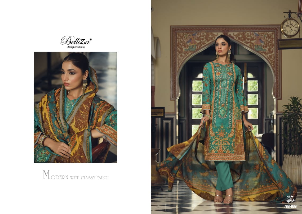 belliza designer studio Naira Vol 8 cotton exclusive print salwar suit catalog