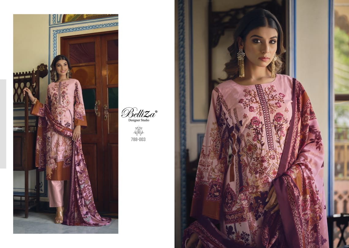 belliza designer studio Naira Vol 8 cotton exclusive print salwar suit catalog