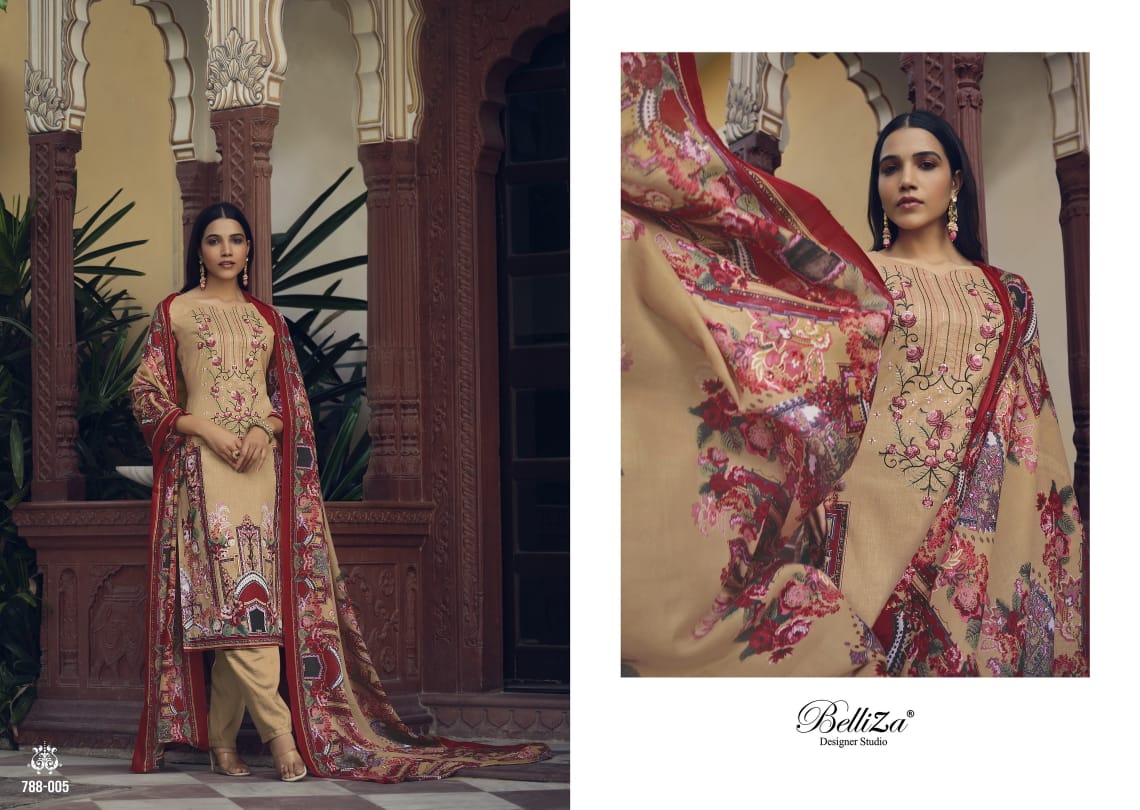 belliza designer studio Naira Vol 8 cotton exclusive print salwar suit catalog