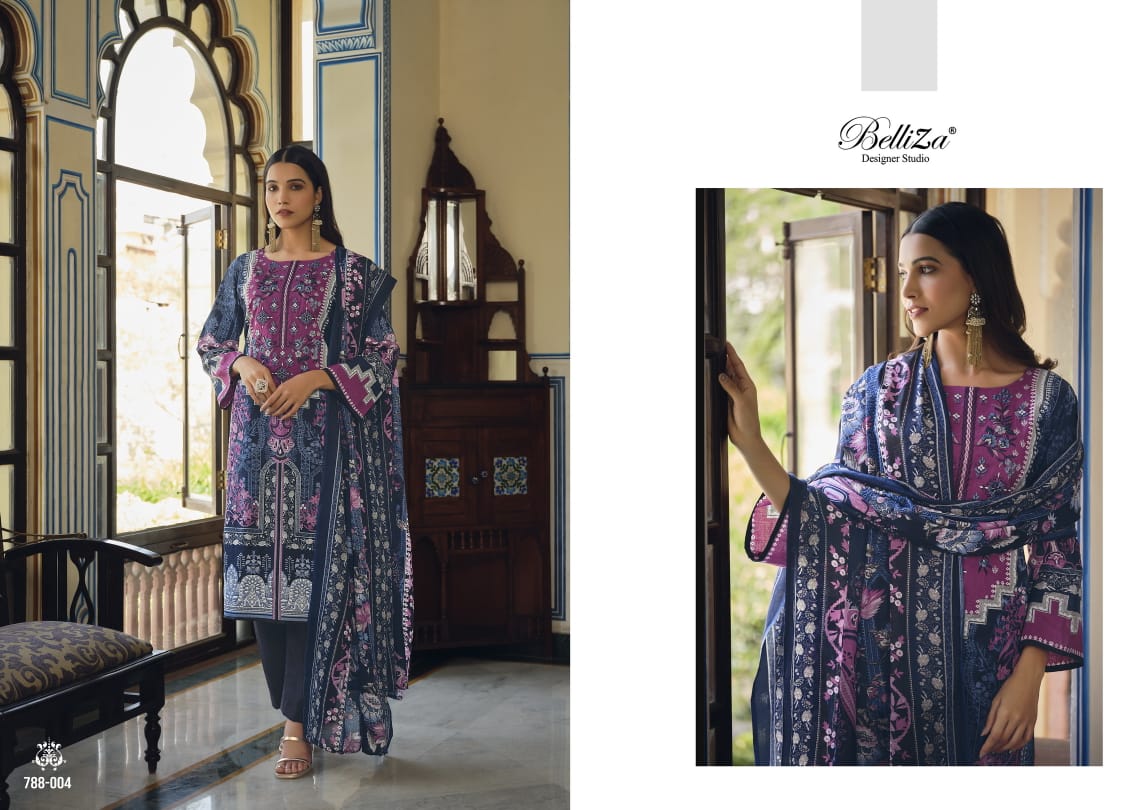 belliza designer studio Naira Vol 8 cotton exclusive print salwar suit catalog