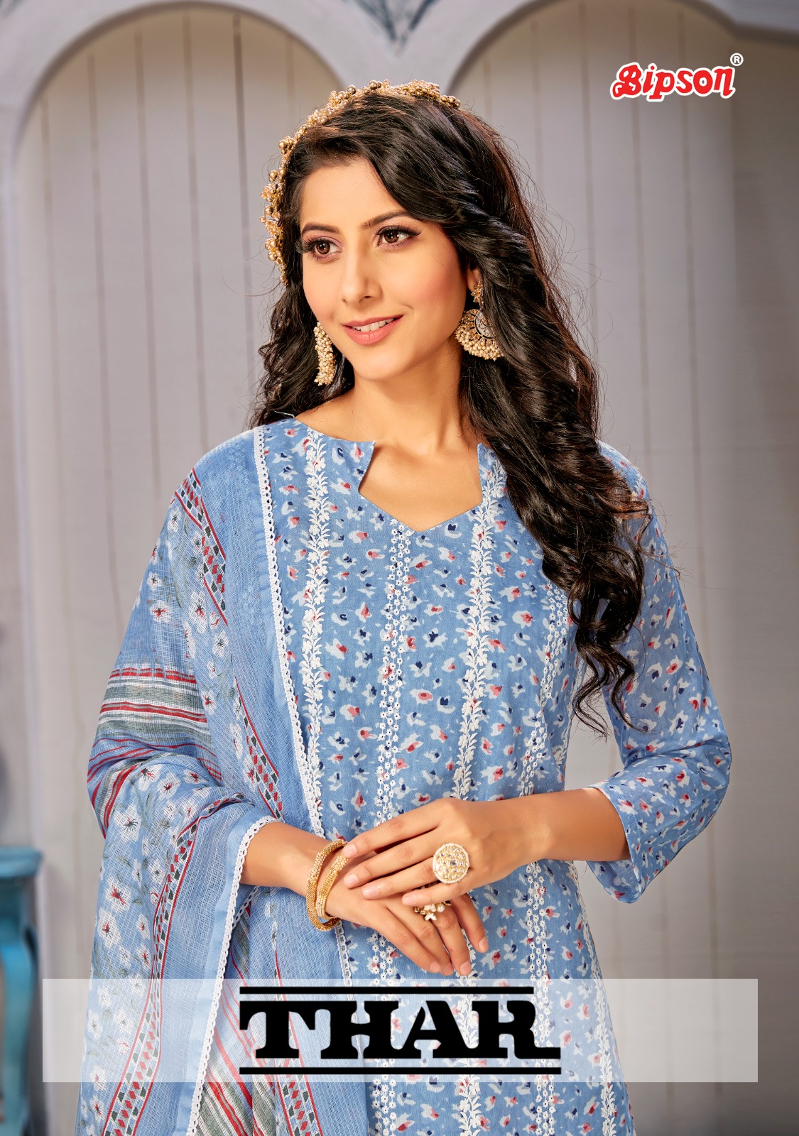 bipson thar 2111 cotton decent look salwar suit catalog