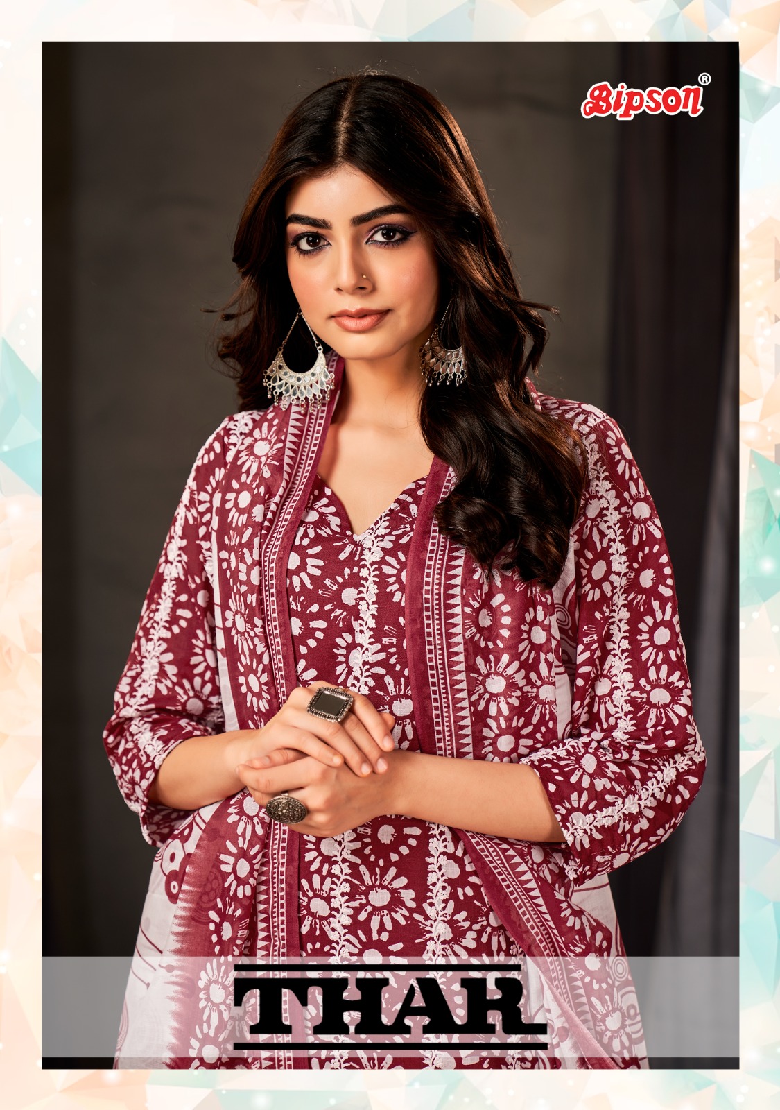 Bipson thar 2182 cotton exclusive print salwar suit catalog