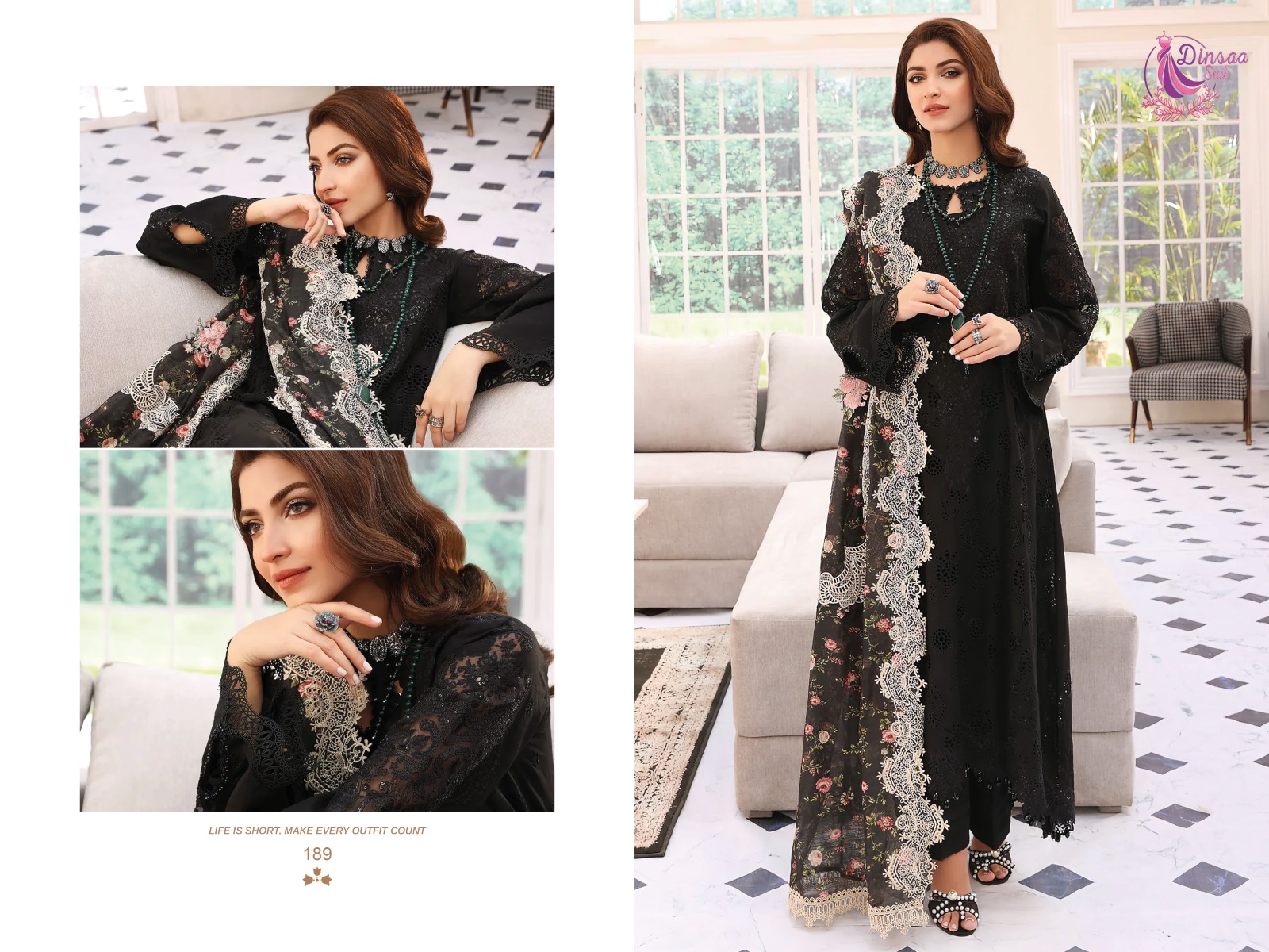 dinsaa suit Dinsaa  189 A Salwar Kameez Cotton Singles