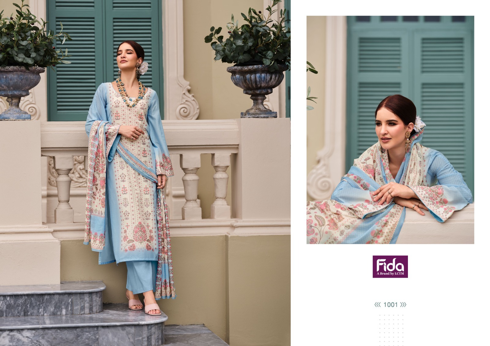 fida fizaa cotton gorgeous look salwar suit catalog