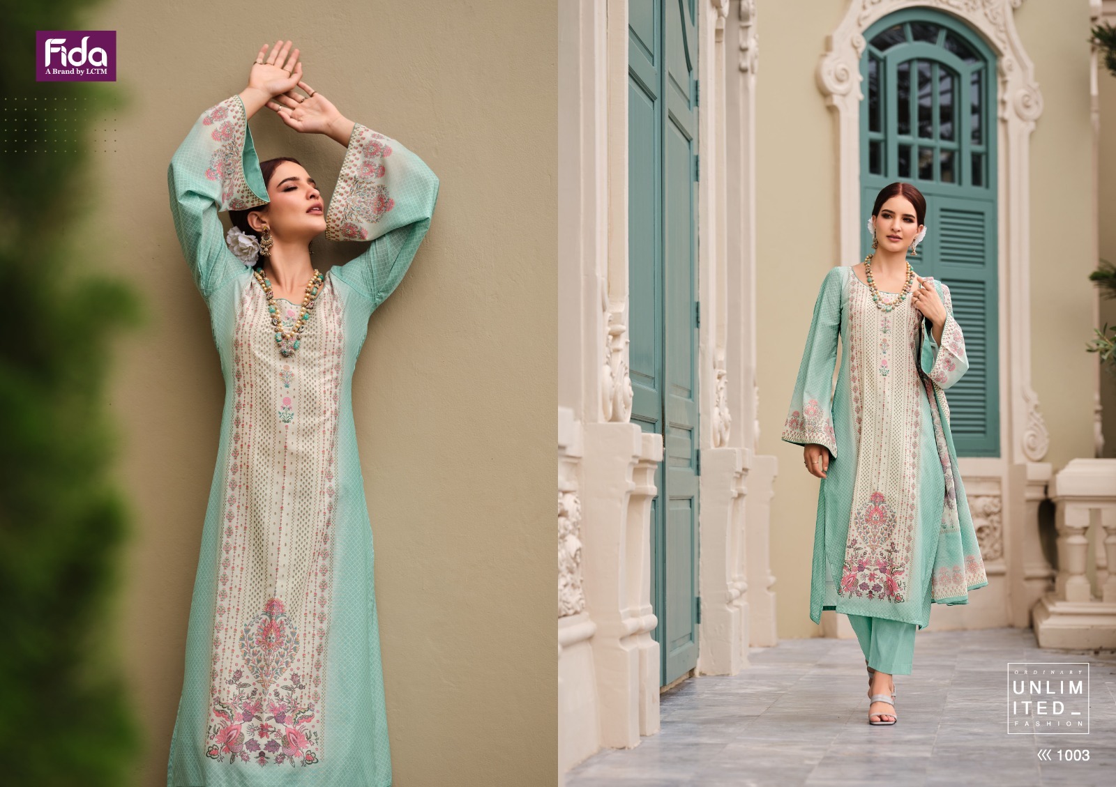 fida fizaa cotton gorgeous look salwar suit catalog