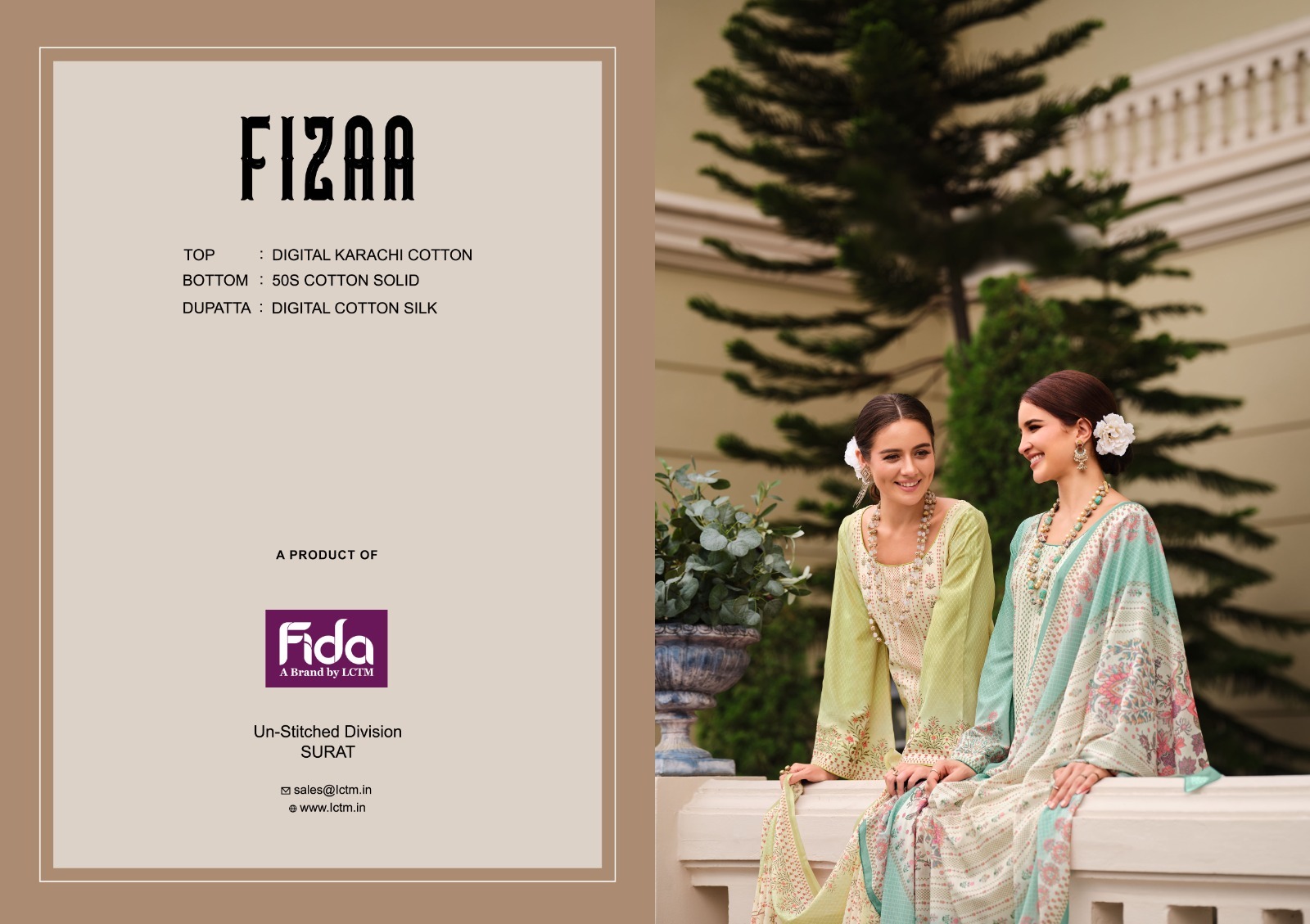 fida fizaa cotton gorgeous look salwar suit catalog