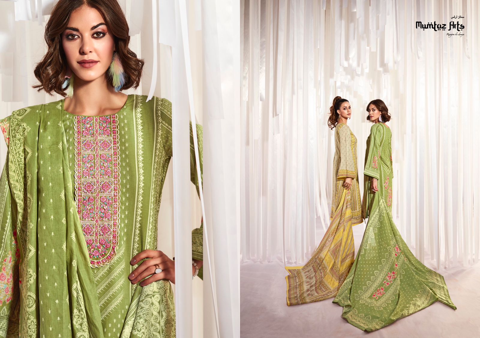 mumtaz art panache lawn elegant salwar suit catalog