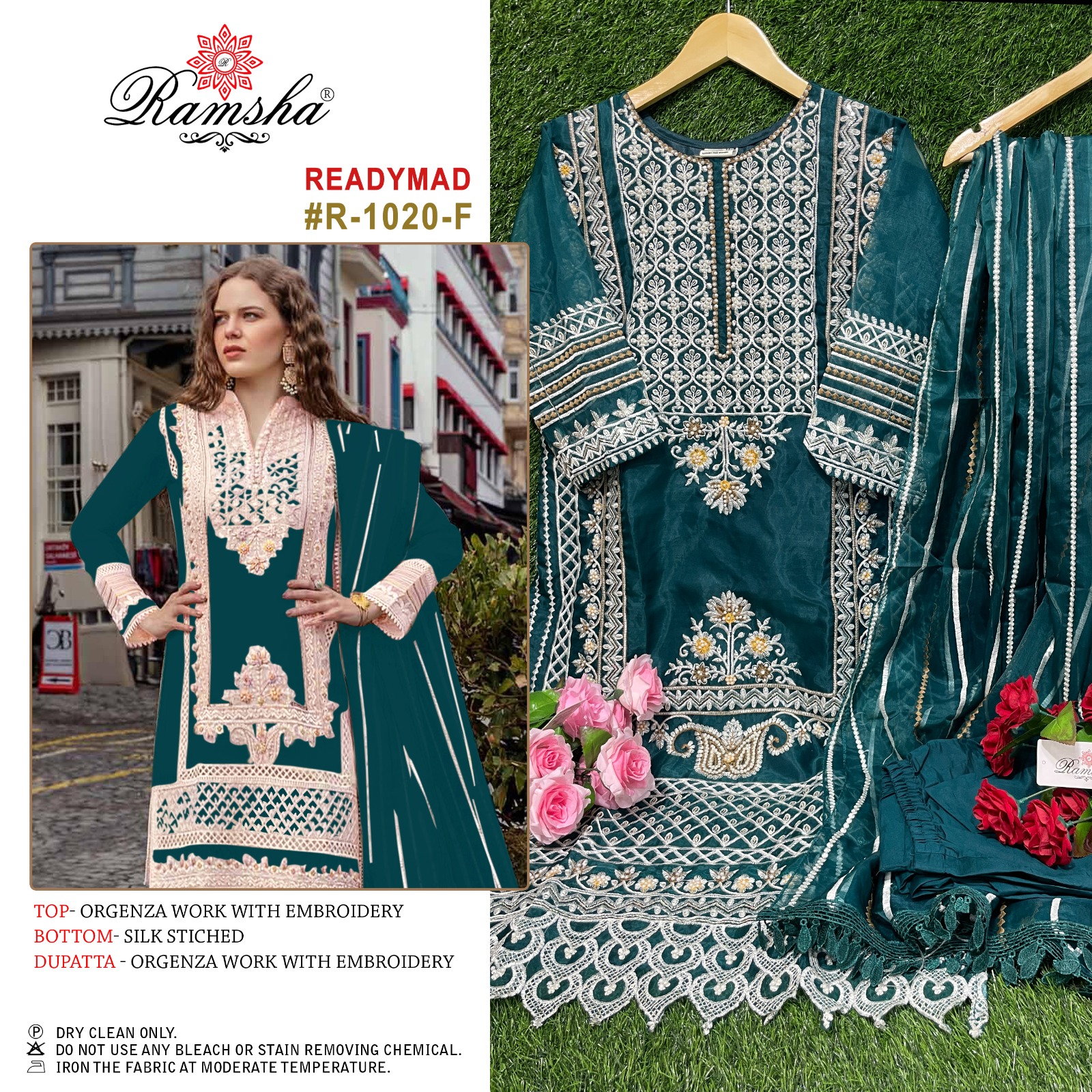 ramsha ramsha r 1020 orgenza innovative look salwar suit catalog