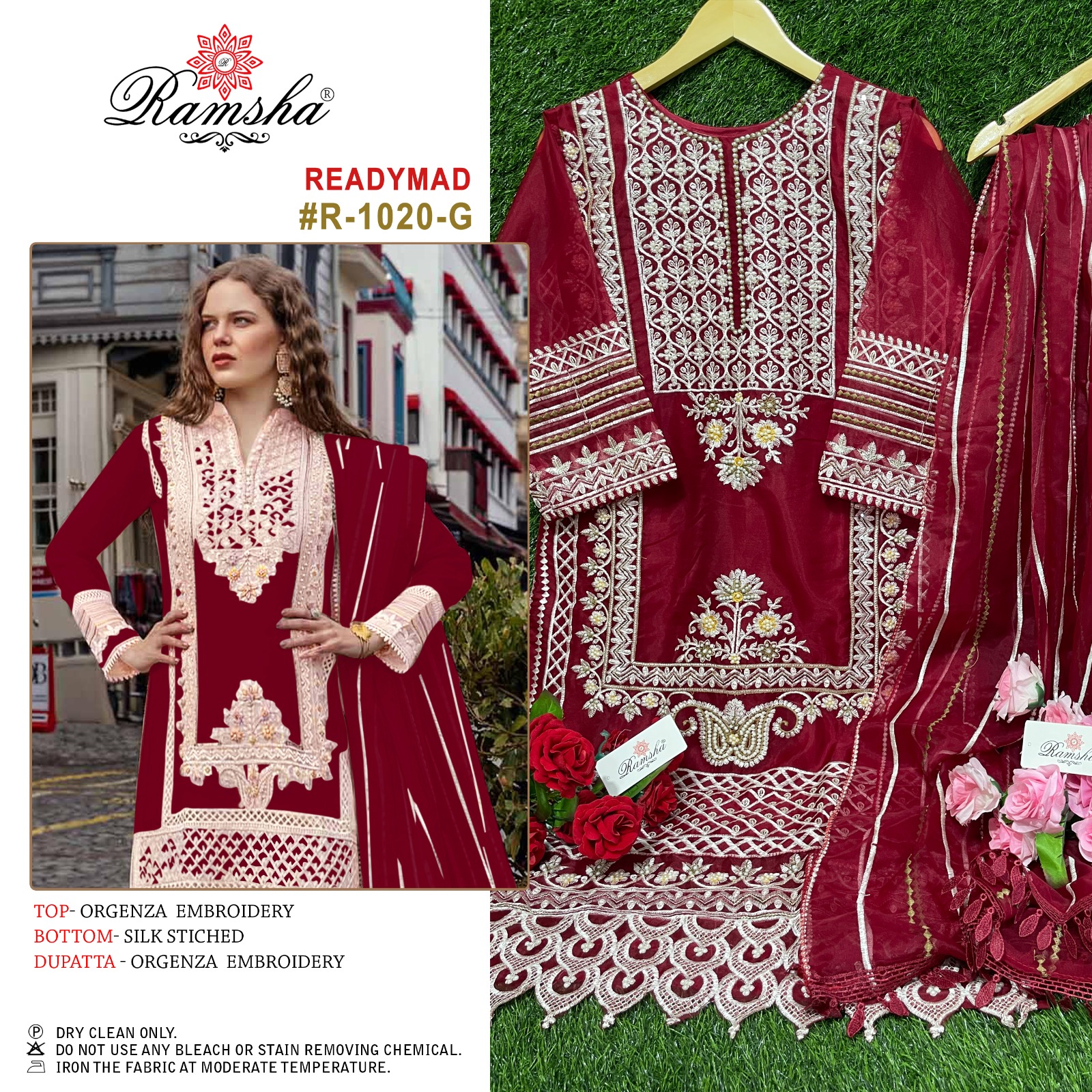 ramsha ramsha r 1020 orgenza innovative look salwar suit catalog