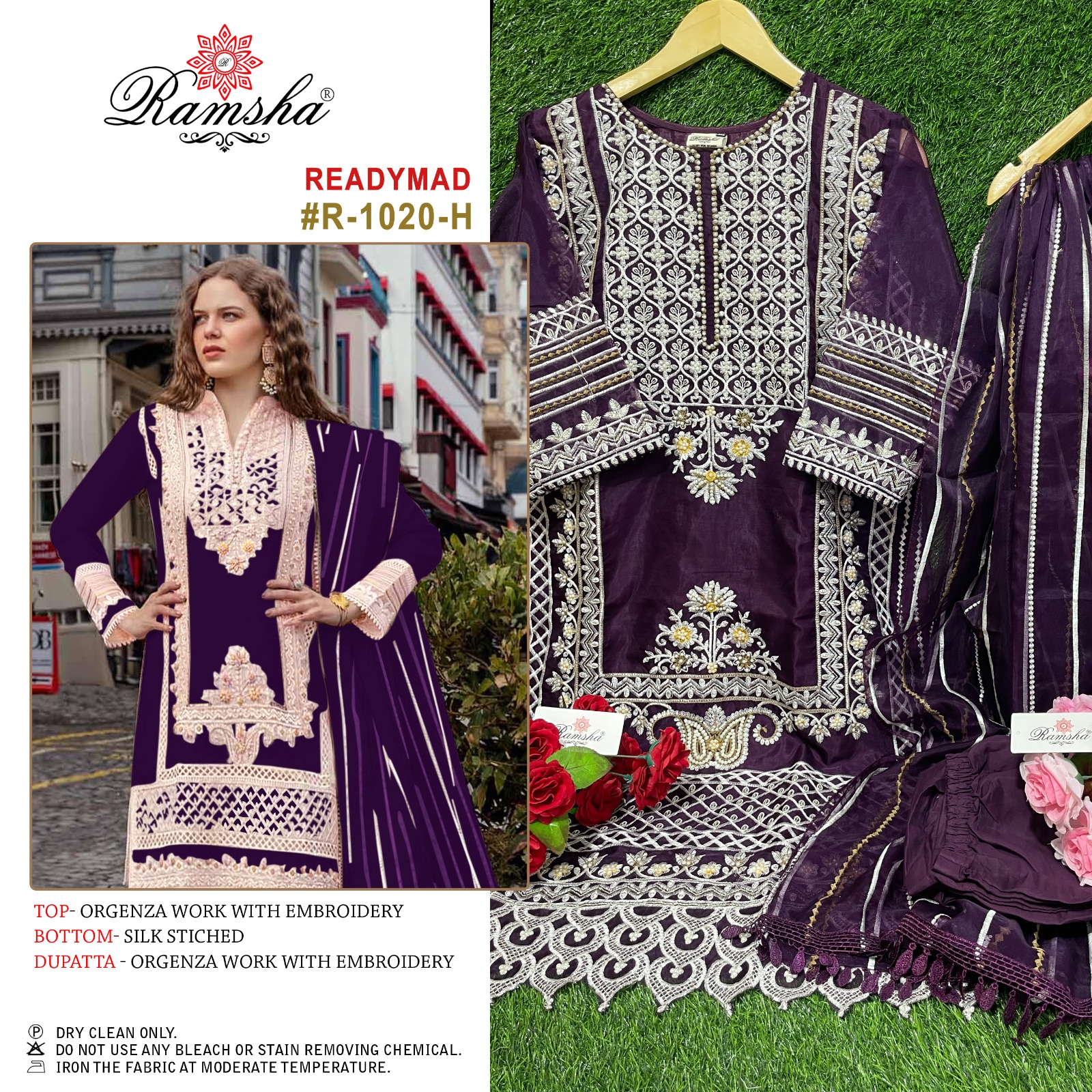 ramsha ramsha r 1020 orgenza innovative look salwar suit catalog