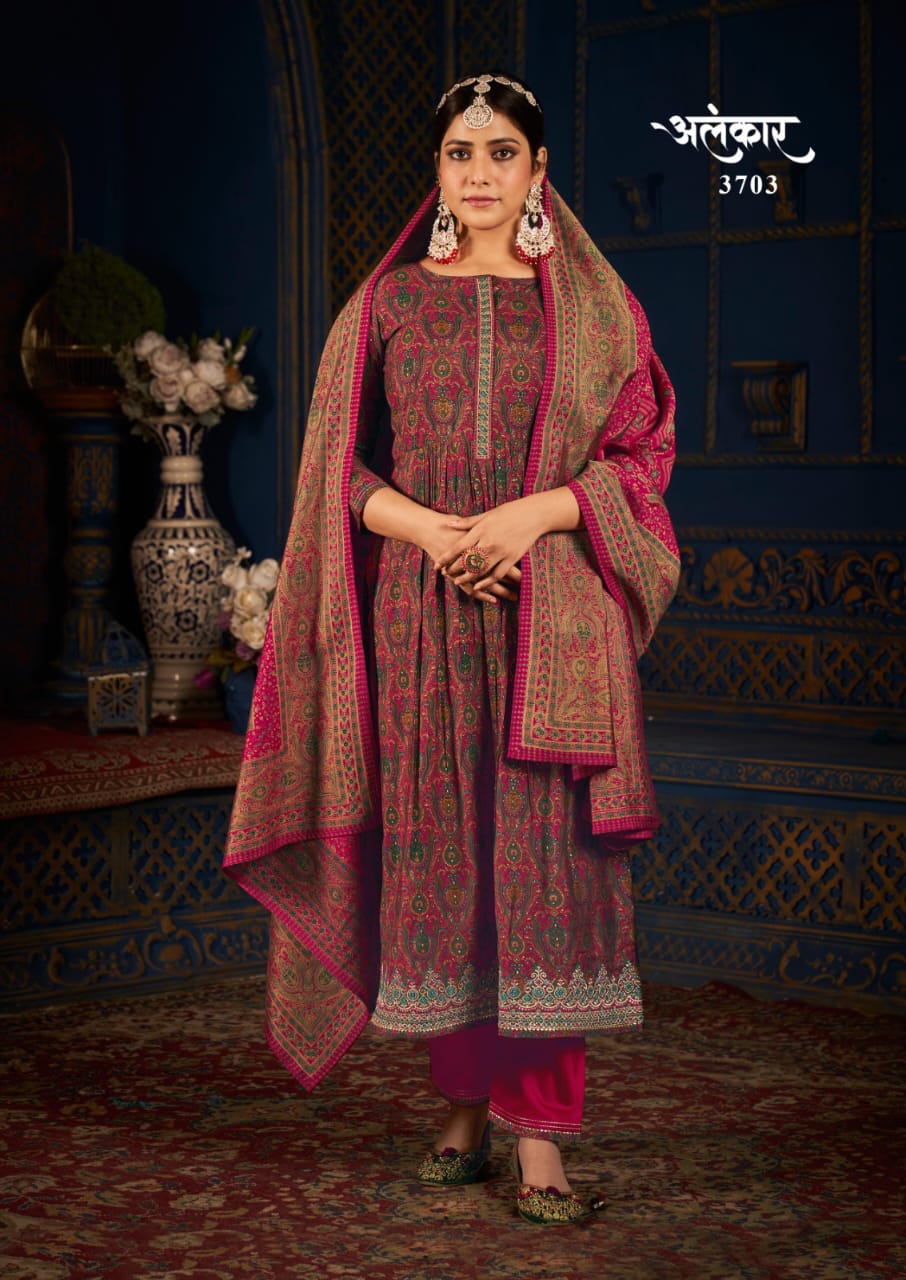 rang alankar cotton exclusive look salwar suit catalog