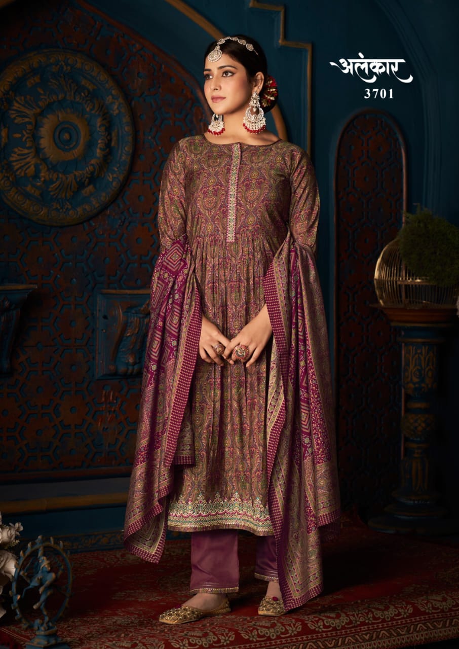 rang alankar cotton exclusive look salwar suit catalog