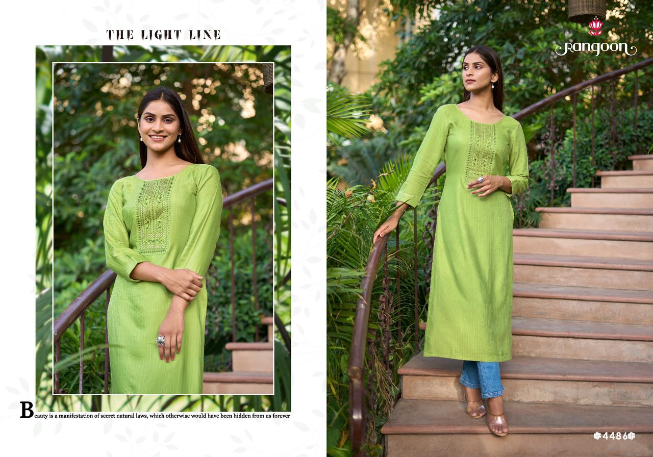 rangoon light line vol 12 fancy catchy look kurti catalog