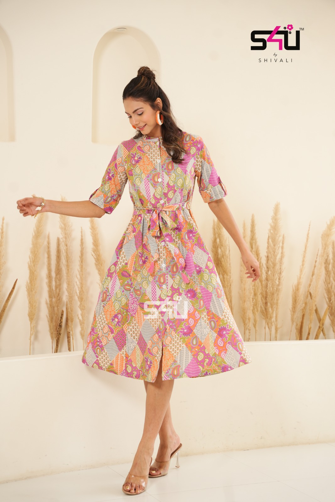 s4u knot it up vol 3 cotton new and modern style kurti catalog