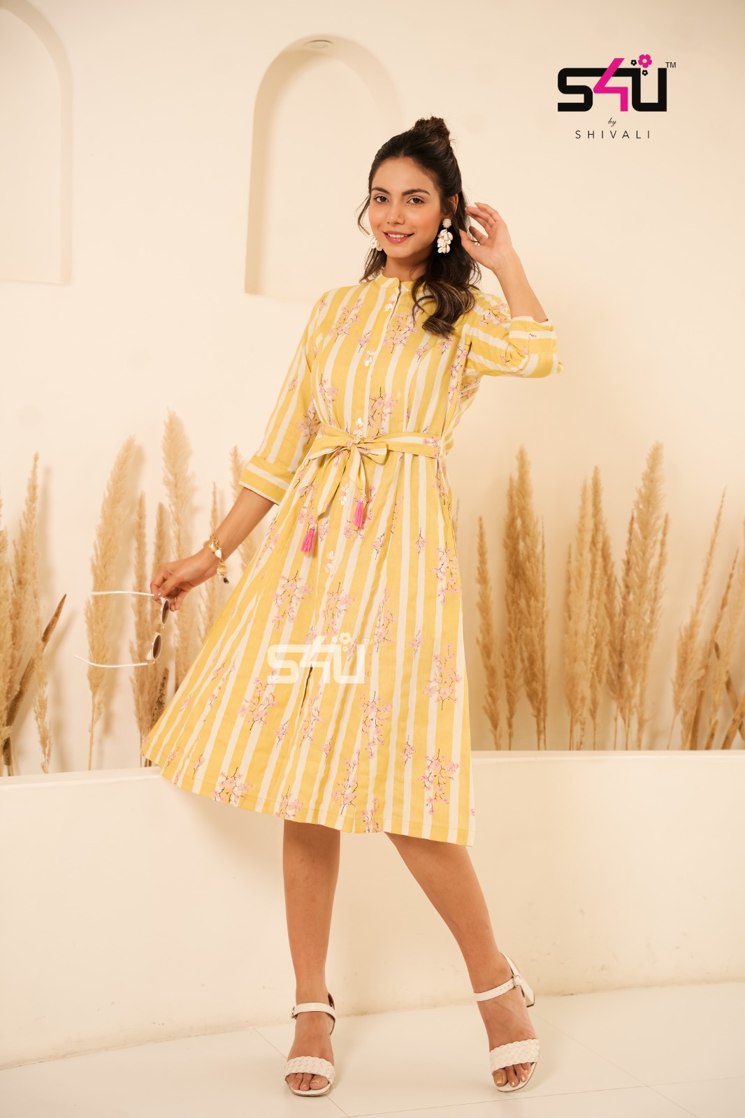 s4u knot it up vol 3 cotton new and modern style kurti catalog