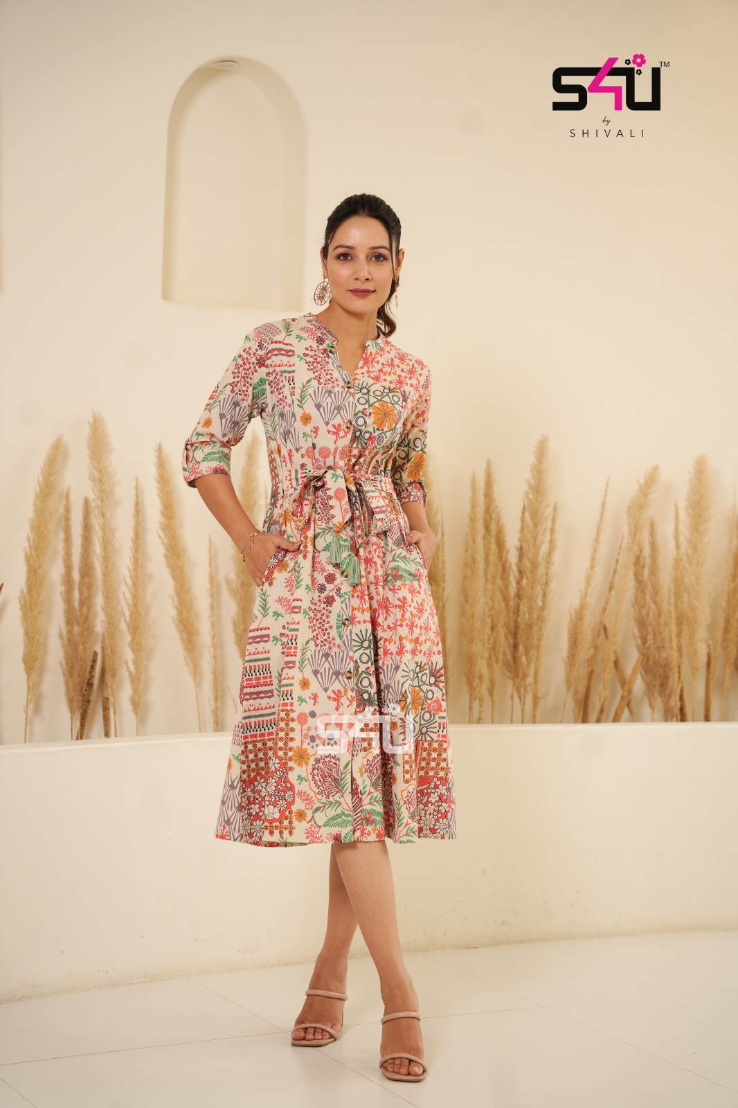 s4u knot it up vol 3 cotton new and modern style kurti catalog