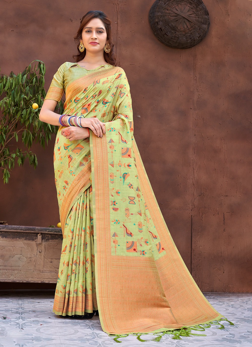 sangam print mannat silk silk georgeous look saree catalog