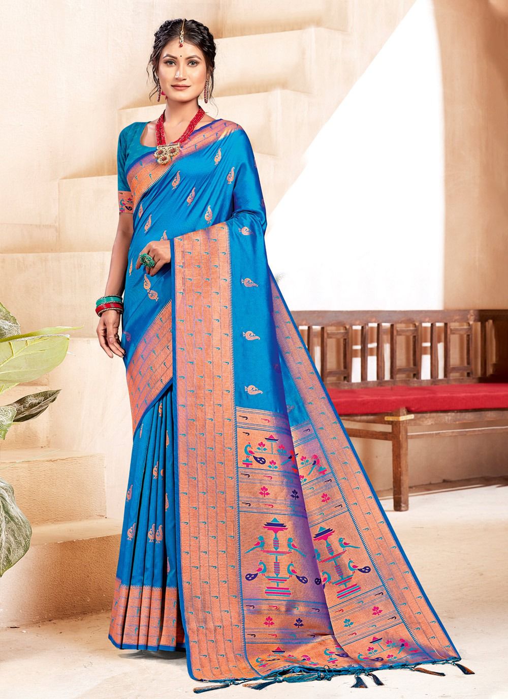 sangam print shubhmangal silk gorgeous look saree catalog