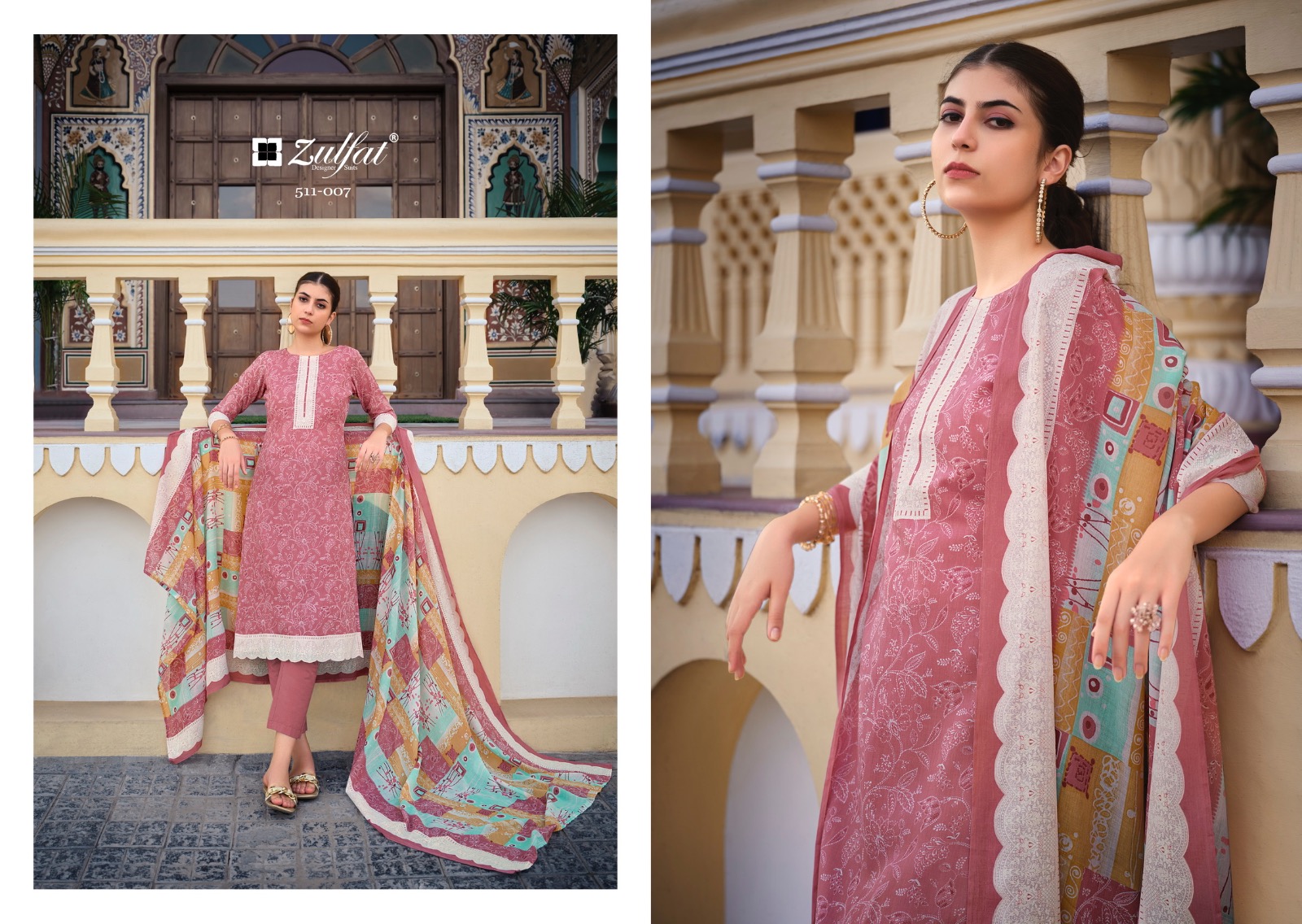 zulfat designer suits Biba cotton regal look salwar suit catalog