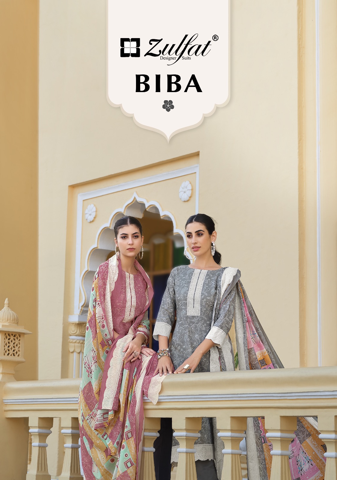 zulfat designer suits Biba cotton regal look salwar suit catalog