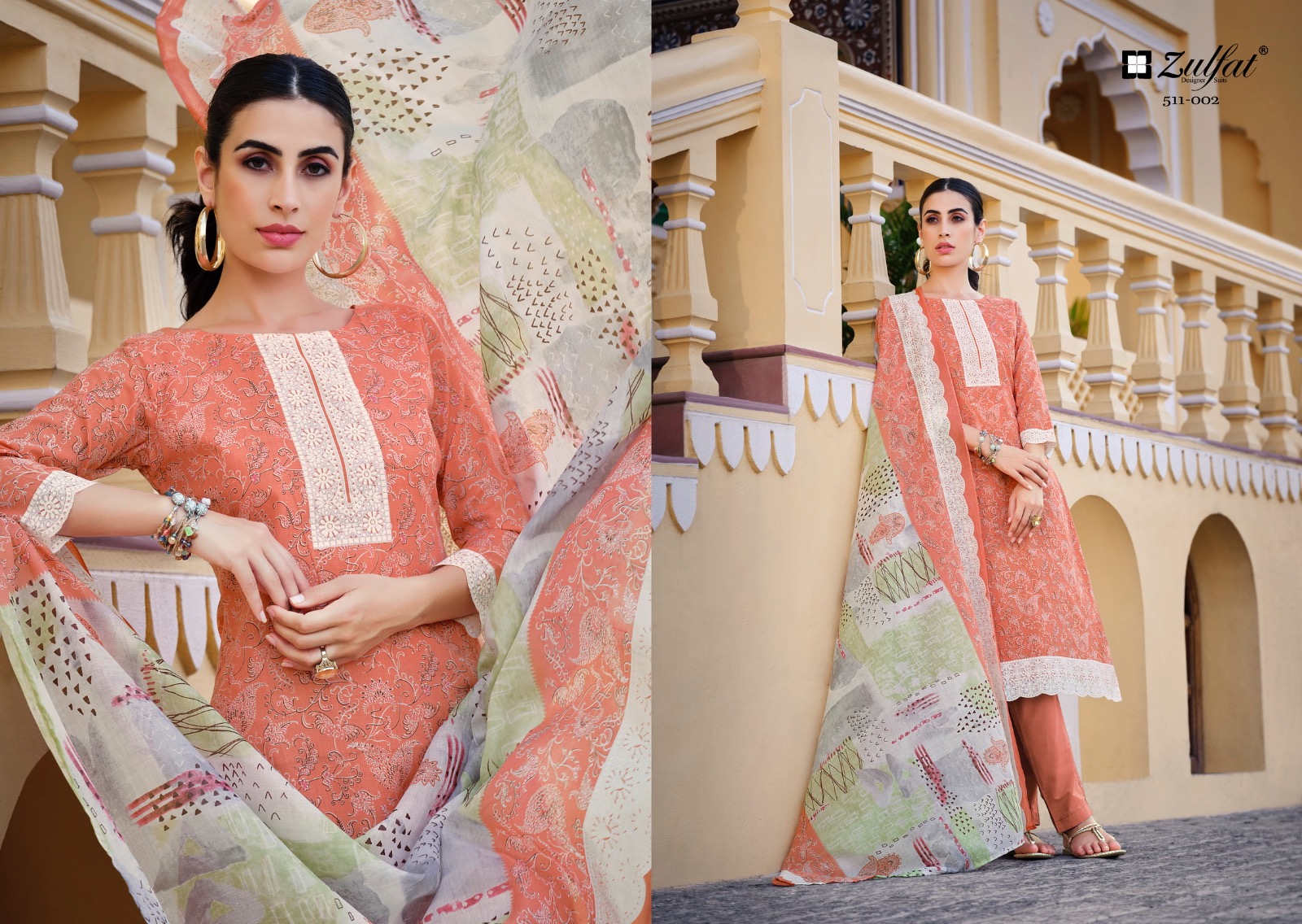 zulfat designer suits Biba cotton regal look salwar suit catalog