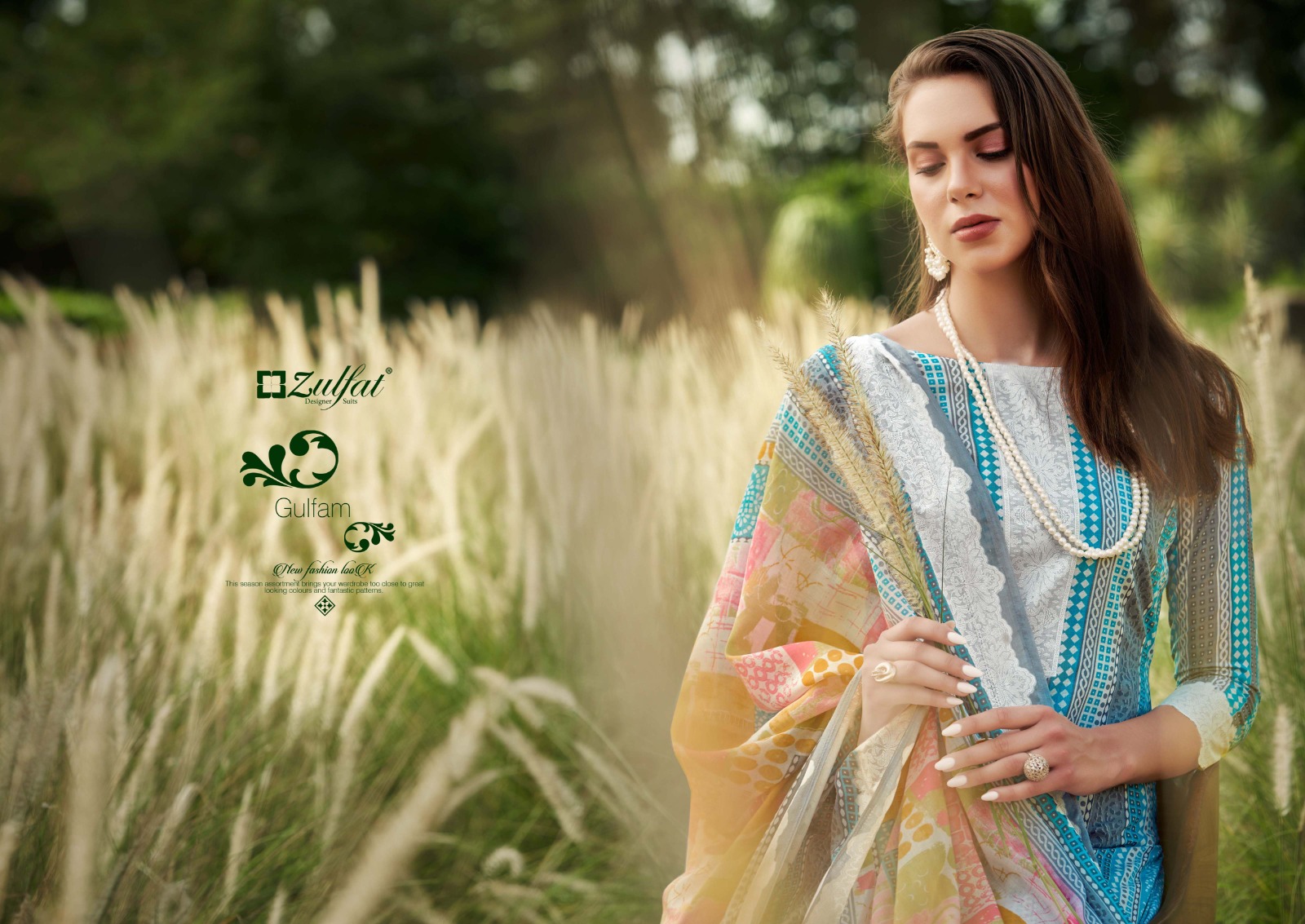 zulfat designer suits gulfam cotton regal look salwar suit catalog