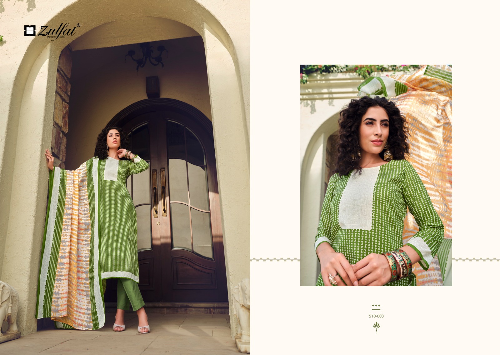 zulfat designer suits Isabella cotton regal look salwar suit catalog