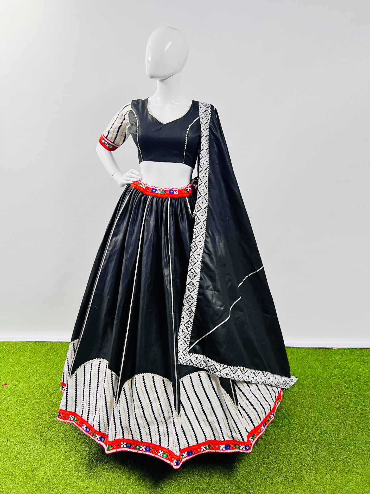 aawiya official awy 7037 cotton innovative look lehenga single