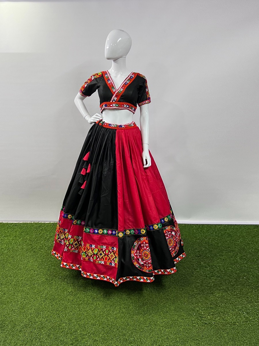 aawiya official awy 7053 cotton traditional look lehenga single