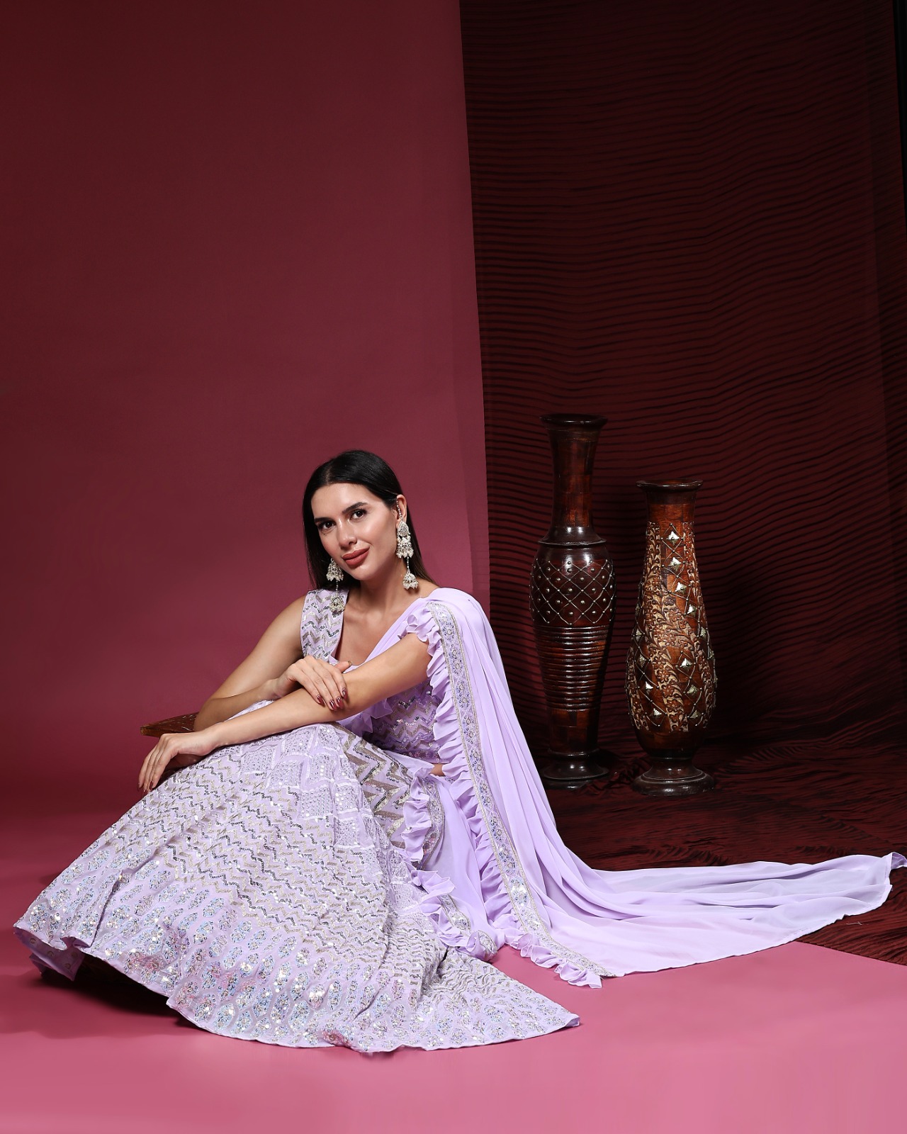 amoha trendz d no c 2008  viscose elegant lehenga catalog